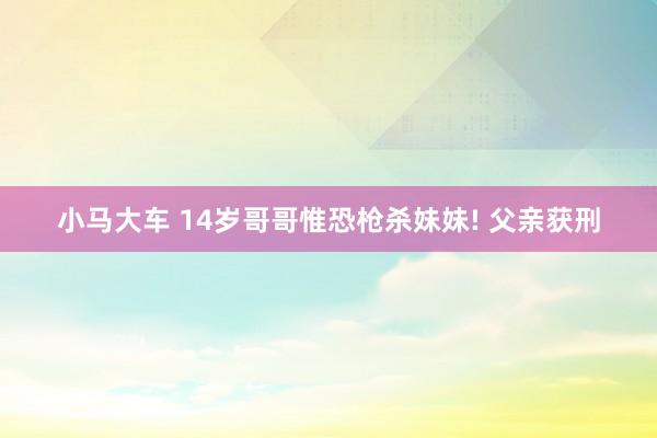 小马大车 14岁哥哥惟恐枪杀妹妹! 父亲获刑