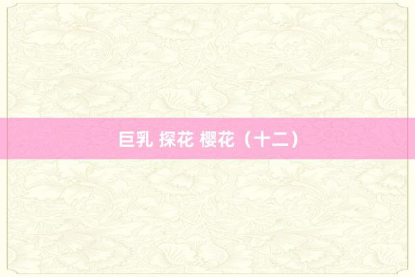 巨乳 探花 樱花（十二）